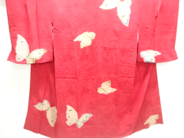 Japanese Kimono / Chirimen Kinsha Silk